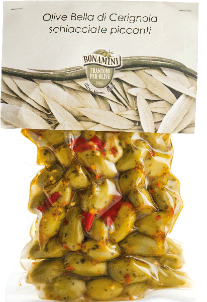 Bella di Cerignola Olijven met Chili