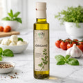 Olijfolie met oregano (origano) extra vierge 250 ml – Bonamini in keuken/sfeerfoto