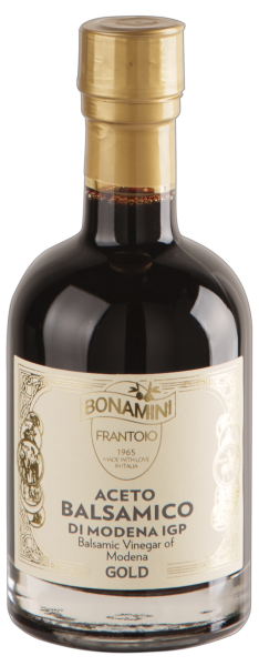Balsamico azijn Modena IGP Gold 250 ml – voorkant fles